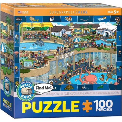 Eurographics 6100-0543 - Aufregung Im Aquarium  Puzzle 100 Teile