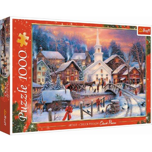 Trefl - Puzzle - Weiße Weihnacht 1000 Teile