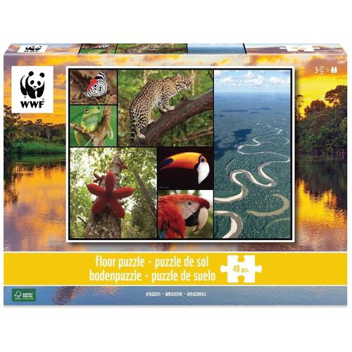 Carletto Ambassador 7230483 - Bodenpuzzle Amazonas 48 Teile