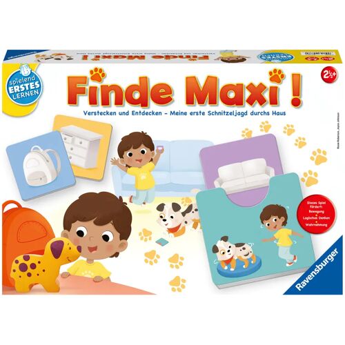 Ravensburger Spieleverlag Ravensburger 24737 - Finde Maxi! - Lernspiel Für Kinder Ab 25 Jahren Spielend Erstes Lernen Für 1-2 Spieler