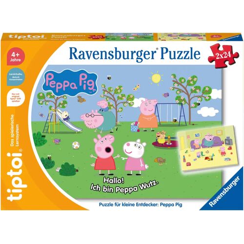 Ravensburger Spieleverlag Ravensburger Tiptoi Puzzle 00163 Puzzle Für Kleine Entdecker: Peppa Pig Kinderpuzzle Für Kinder Ab 4 Jahren Peppa Pig Geschenk Peppa Pig Puzzle