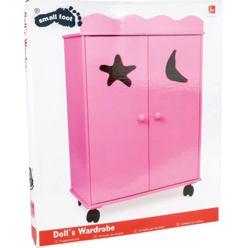 Legler Small Foot 2880 - Puppenschrank Pink Holz Höhe: 66cm