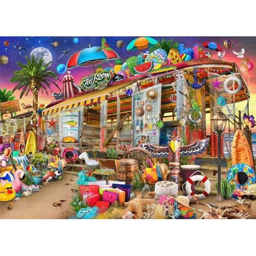 BRAIN TREE GAMES Brain Tree - Beach Fantasy 1000 Pieces Jigsaw Puzzle For Adults