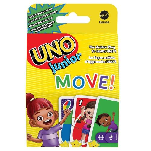 Mattel Games - Uno Junior Move Interaktives Kartenspiel