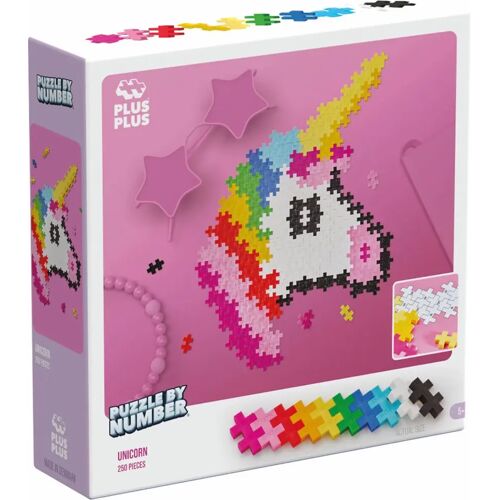 Plus-Plus - 250 Kreativ Bausteine Puzzle Einhorn