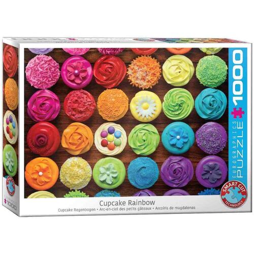 Eurographics 6000-5625 - Cupcake Regenbogen Puzzle 1.000 Teile