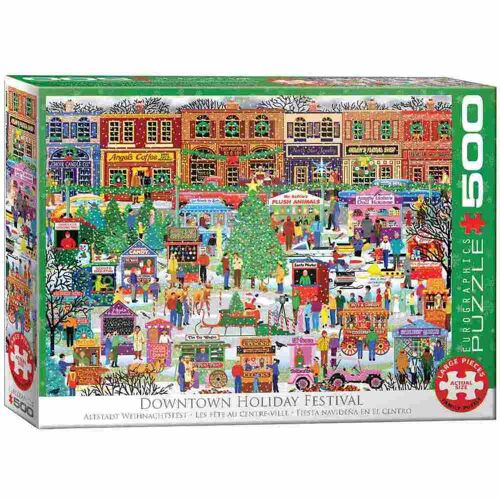 Eurographics 6500-5503 - Das Stadtplatz Weihnachts-Festival Puzzle 500 Teile