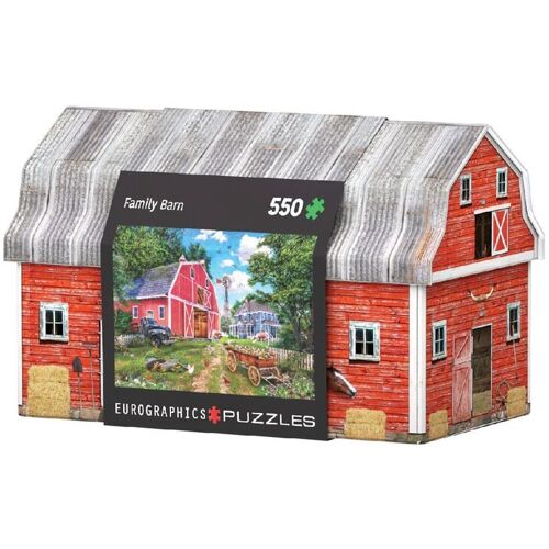 Eurographics 8551-5601 - Hofscheune Puzzledose  550 Blech Puzzle