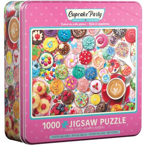 Eurographics 8051-5604 - Cupcake Party Puzzledose 1.000 Blech Puzzle