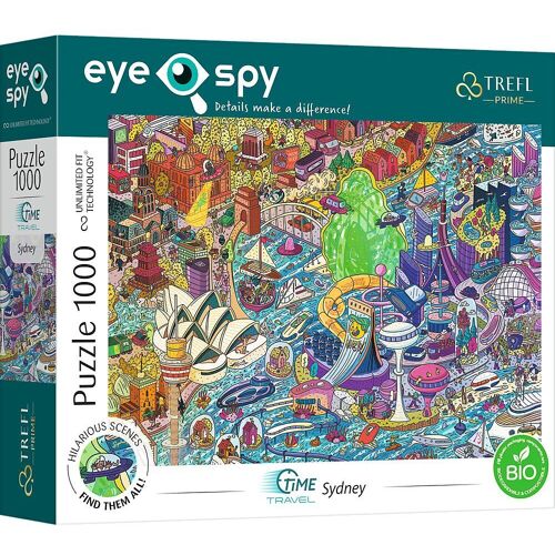 Trefl Uft Eye Spy Puzzle 1000 - Time Travel: Sydney Australien