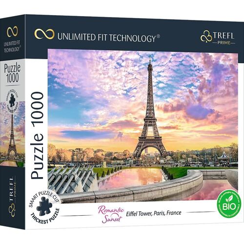 Trefl S.A. Puzzle Romantic Sunset: Eiffel Turm Paris Frankreich 1000 Teile