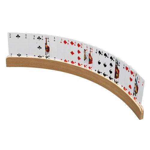 Philos 6695 - Spielkartenhalter Aus Holz Ohne Spielkarten 50 Cm