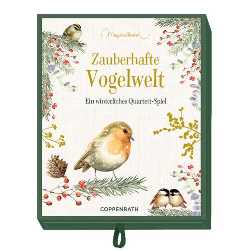 Coppenrath Verlag Coppenrath - Marjolein Bastin - Schachtelsp.: Zauberh. Vogelwelt - Winterl.Quartett