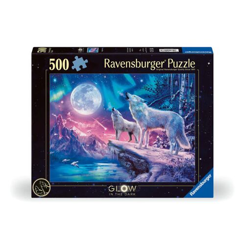 Ravensburger Spieleverlag Ravensburger Puzzle 12000476 - Wolf Im Nordlicht - 500 Teile Puzzle Für Erwachsene Und Kinder Ab 10 Jahren