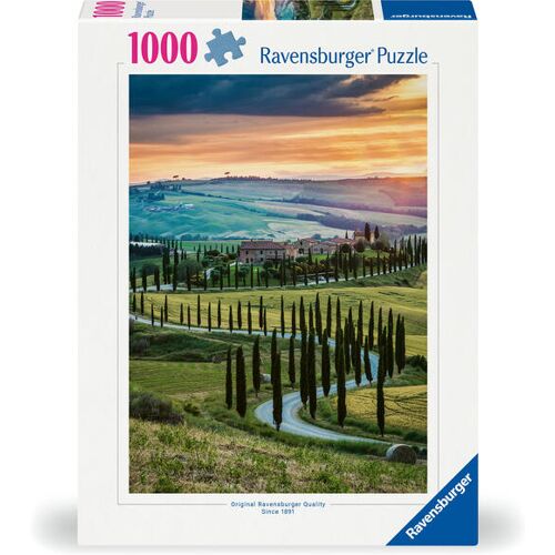 Ravensburger Spieleverlag Ravensburger Puzzle 12001208 - Orciatal Toskana - 1000 Teile Puzzle Für Erwachsene Und Kinder Ab 14 Jahren