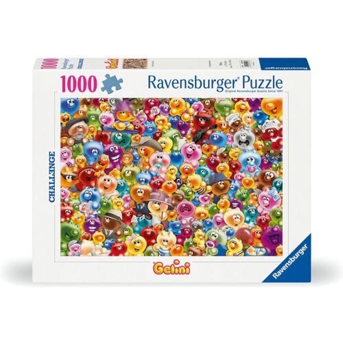 Ravensburger Spieleverlag Ravensburger Puzzle 12000493 - Ganz Viel Gelini - 1000 Teile Puzzle Für Erwachsene Und Kinder Ab 14 Jahren Kunterbuntes Gelini Puzzle