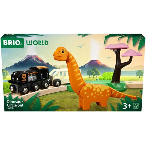 Ravensburger Spieleverlag Brio World - 36098 Dinosaurier Bahn Set   Spielzeugzug Für Kinder Ab 3 Jahren