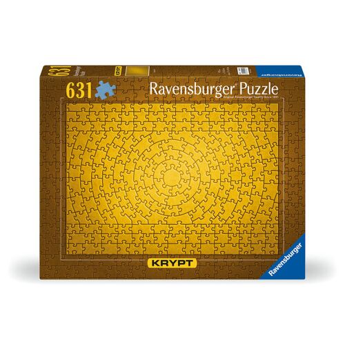 Ravensburger Spieleverlag Ravensburger Puzzle 12000047 - Krypt Puzzle Gold - Schweres Puzzle Für Erwachsene Und Kinder Ab 14 Jahren Mit 631 Teilen