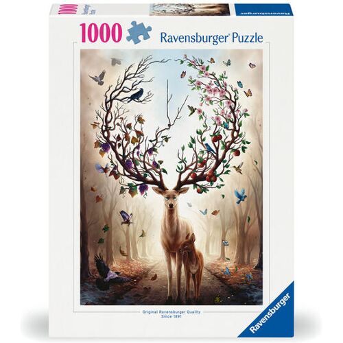 Ravensburger Spieleverlag Ravensburger Puzzle 12000459 - Magischer Hirsch - 1000 Teile Puzzle Für Erwachsene Und Kinder Ab 14 Jahren Puzzle Mit Hirsch-Motiv