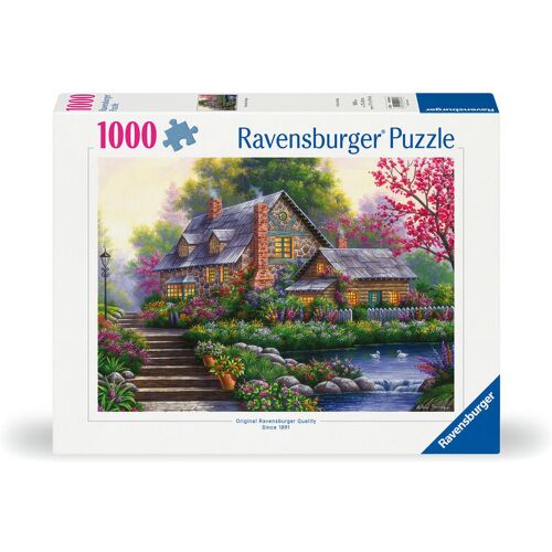 Ravensburger Spieleverlag Ravensburger Puzzle 12000464 - Romantisches Cottage - 1000 Teile Puzzle Für Erwachsene Und Kinder Ab 14 Jahren