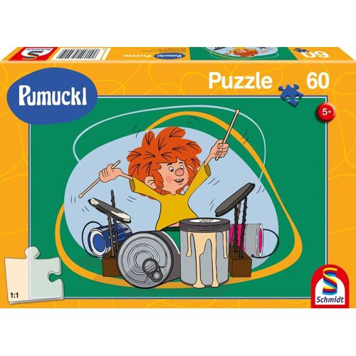 Schmidt Spiele - Pumuckl: Pumuckl Spielt Schlagzeug 60 Teile