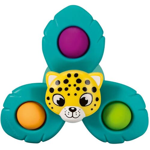 Ravensburger Spieleverlag Ravensburger 4868 Play+ Pop-It Spinner: Leopard Saugnapf-Spielzeug Silikon-Spielzeug Baby-Spielzeug Ab 6 Monate