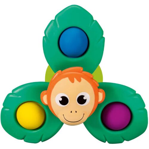 Ravensburger Spieleverlag Ravensburger 4867 Play+ Pop-It Spinner: Affe Saugnapf-Spielzeug Silikon-Spielzeug Baby-Spielzeug Ab 6 Monate