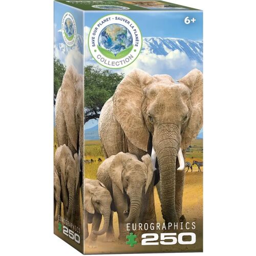 Eurographics 8251-5787 - Elefanten Save Our Planet Puzzles 250 Teile
