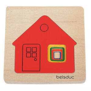 Beleduc - Lagen-Puzzle Häuschen