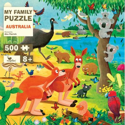 Magellan Verlag Mein Familienpuzzle Australien - 500 Teile Magellan Verlag Mein Familienpuzzle Australien - 500 Teile