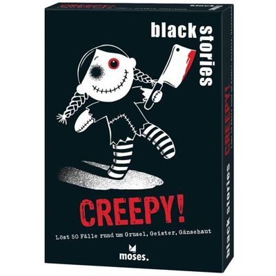 Moses Verlag GmbH Black Stories Creepy - Spiel Moses Verlag GmbH Black Stories Creepy - Spiel
