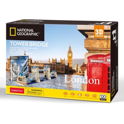 Cubicfun Tower Bridge 120-Teile 3D Puzzle - Puzzle Cubicfun Tower Bridge 120-Teile 3D Puzzle - Puzzle