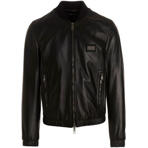 DOLCE & GABBANA 'Dg Essential' Bomberjacke - male - Schwarz - 60 IT