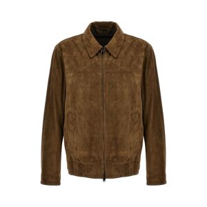 BRIONI Wildlederbluse - male - Braun - 50 IT