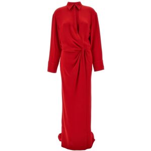 VALENTINO GARAVANI Valentino Cady Couture Langes Kleid - female - Rot - 40 IT