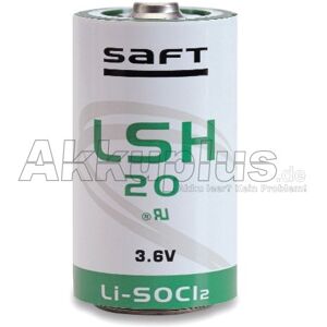 Saft - LSH20 - Mono D - 3,6 Volt 13Ah Li-SOCl2