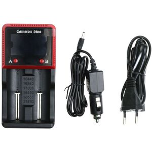 Ersatzladegerät - DF-MDH5E - bis zu 2x AA / AAA / AAAA / C / 26650 / 22650 / 18650 / 18490 / 18350 / 17670 / 17500 / 14500 / 10440 / 16340 / RCR123 - Li-Ion / Ni-MH / Ni-CD Akkus - Steckdose und Autoladegerät Ersatzladegerät - DF-MDH5E - bis zu 2x AA / AAA / AAAA / C / 26650 / 22650 / 18650 / 18490 / 18350 / 17670 / 17500 / 14500 / 10440 / 16340 / RCR123 - Li-Ion / Ni-MH / Ni-CD Akkus - Steckdose und Autoladegerät