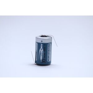 Ansmann - ER14250 - 1/2AA - 3,6 Volt 1200mAh Li-SOCl2 - Lithium Spezial-Batterie mit Lötfahne (Z-Form) Ansmann - ER14250 - 1/2AA - 3,6 Volt 1200mAh Li-SOCl2 - Lithium Spezial-Batterie mit Lötfahne (Z-Form)