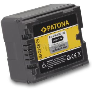 Patona - Ersatzakku kompatibel zu Panasonic VW-VBG130 / DMW-BLA13 - 7,4 Volt 1100mAh Li-Ion