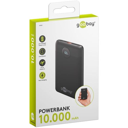Powerbank Kompakt 10.000 mAh