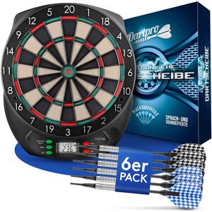 Dartpro [Das Original] - Elektronische Dartscheibe Profi - Dartboard Mit 6 Darts - Akzeptabel