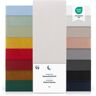 Blumtal® Spannbettlaken 90x200cm 2er Pack - Spannbettlaken Microfaser - Oekotext - Sehr Gut 07 - Moonlight Grey - Grau 90 x 200 x 30cm