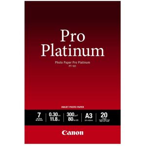 Canon PT-101 Pro Platinum Fotopapier glänzend A3 297x420mm 300 g/m² - 20 Blatt