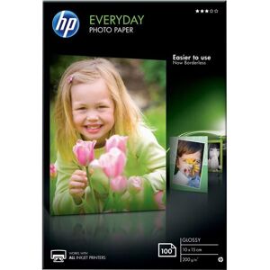 HP Fotopapier glänzend (100 x 150 mm) 200 g/m² - 100 Blatt für Officejet Pro (CR757A)