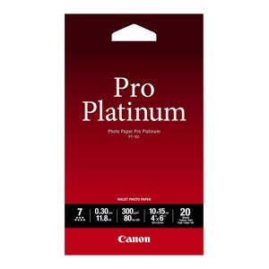 Canon PT-101 Pro Platinum Fotopapier glänzend 100x150mm 300 g/m² - 20 Blatt