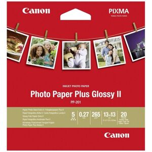 Canon PP-201 Glossy II Fotopapier Plus glänzend 127x127mm 265 g/m² - 20 Blatt