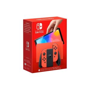 Nintendo Switch OLED Mario-Edition rot