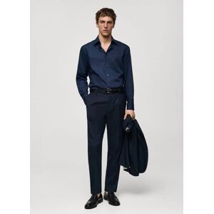 MANGO MAN Slim-Fit-Anzughose aus 100 % Schurwolle Dunkles Marineblau 38,40,42,44,46 male