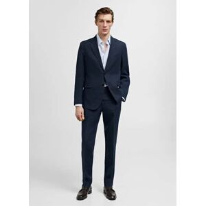 MANGO MAN Slim-Fit-Anzughose aus 100 % Leinen Dunkles Marineblau 36,38,40,42,44,46,48 male