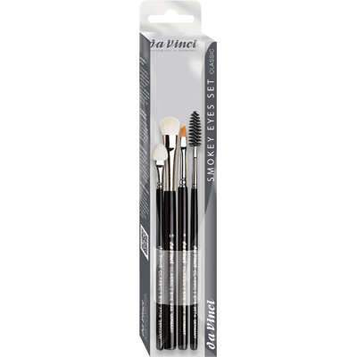 Da Vinci Classic Set Smokey Eyes Set Wimpern-/Augenbrauenbürste, Blender, Eyeliner, Applikator - Makeup-Set Da Vinci Classic Set Smokey Eyes Set Wimpern-/Augenbrauenbürste, Blender, Eyeliner, Applikator - Makeup-Set